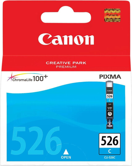 Canon Blekkpatron CLI-526C Cyan (9ml)