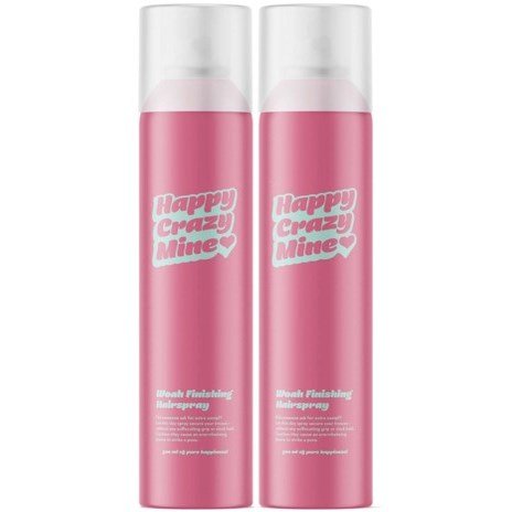 Happy Crazy Mine Woah Finishing Hairspray Duo 2x300 ml Happy Crazy Mine Woah Finishing Hairspray Duo 2x300 ml
