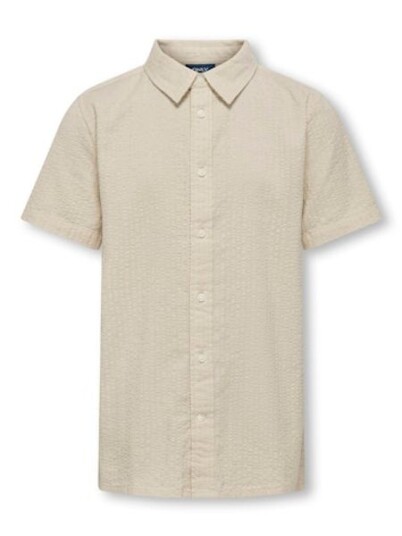 Kids Only Boys Noah Kortermet skjorte til barn white pepper