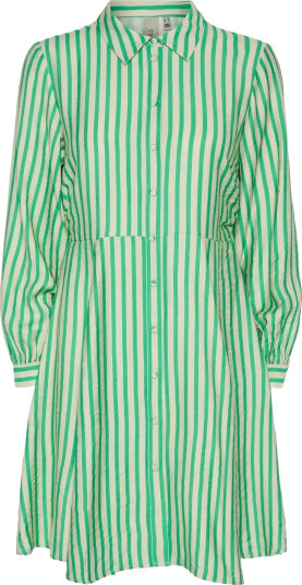 YAS Yaskaya Ls Shirt Dress S. Noos - Green - 38