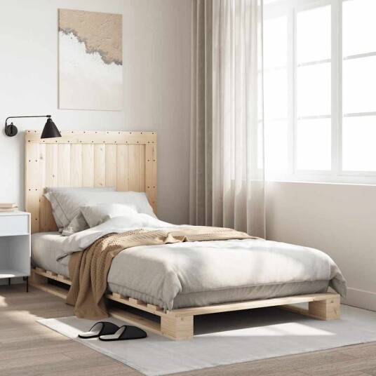  Sengeramme med hodegavl 100x200 cm heltre furu 3281533