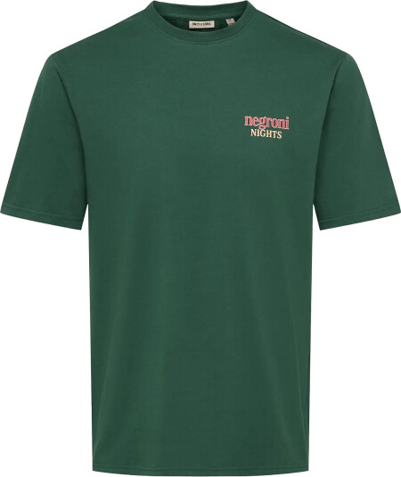 ONLY & SONS Onsfred Negroni Nights Ss Tee Green XS