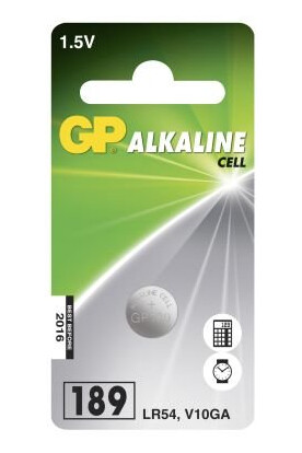 GP LR54 1,5V Alkalisk Knappcellebatteri - 1 stk