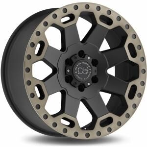 Black Rhino Warlord Matt Black Titanium Lip 8x17 6/130 ET52 B84 Black Rhino Warlord Matt Black Titanium Lip 8x17 6/130 ET52 B84