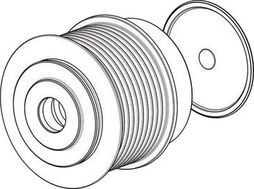 Remskive dynamo PRESTOLITE ELECTRIC P00281