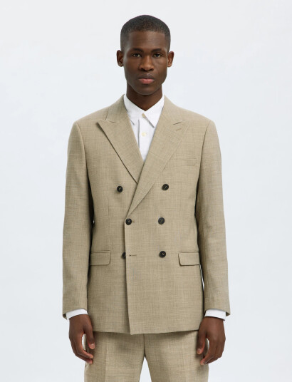 Selected Slhslim-Oasis Sun Db Blz - Beige - 56 Selected Slhslim-Oasis Sun Db Blz - Beige - 56