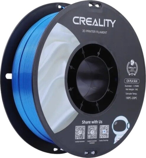 Creality CR PLA Silk 1.75mm 1kg Blå Creality CR PLA Silk 1.75mm 1kg Blå