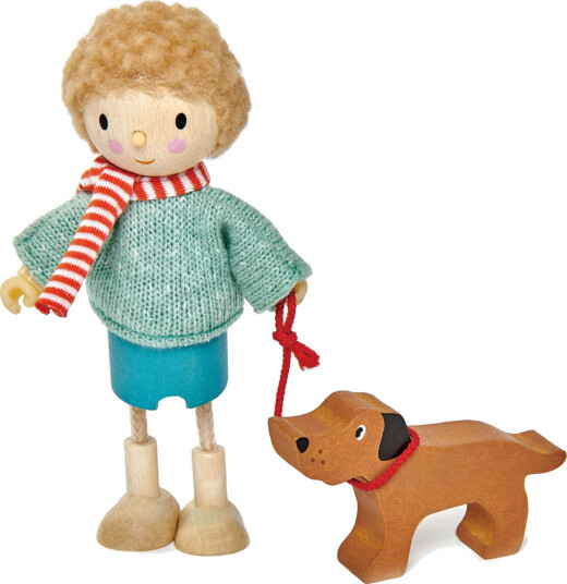 Tender Leaf Dukkehusfigur Herr Goodwood og hund