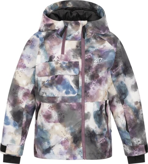2117 of Sweden Juniors" Light Padded Ski Jacket Kidden Aop Grape 164