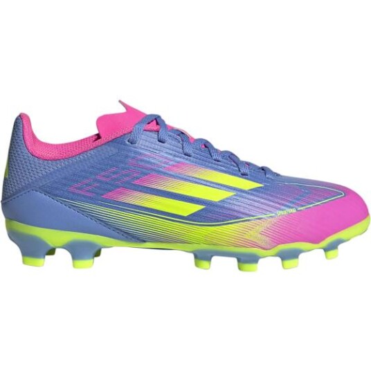 Adidas F50 League MG Q2 25 fotballsko gress og kunstgress junior Blue 36 2/3