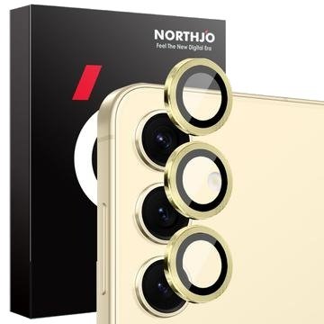 Samsung Galaxy S25 Northjo kameralinsebeskyttelsessett - gull