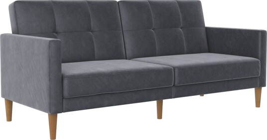Sovesofa Lilly Antrasitt Fløyel Antrasitt Fløyel