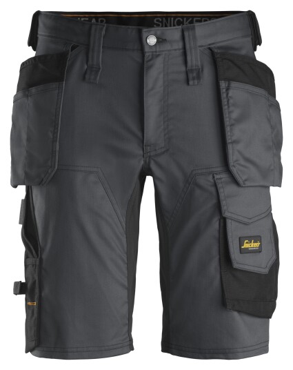 Snickers Workwear 6141 AllroundWork Arbeidsshorts grå/svart Grå/Svart, Klær