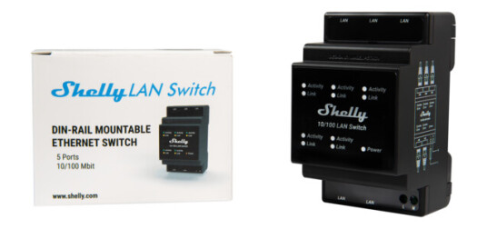 Shelly - LAN Switch: Styr Ditt Smarthus