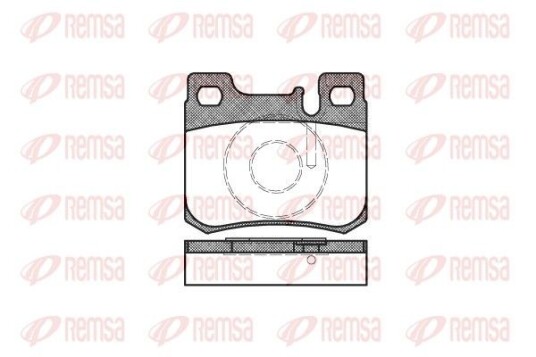Bremseklosser REMSA 0157.20 Bremseklosser REMSA 0157.20