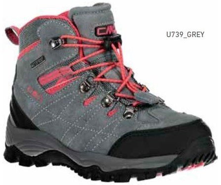 CMP  Arietis WP Trekking Shoe kids Grey Pink   Grey 31