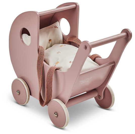 Smallstuff Wooden Doll Stroller Powder