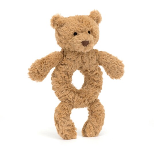 Jellycat Bartholomew Bear Ring Rattle Jellycat Bartholomew Bear Ring Rattle