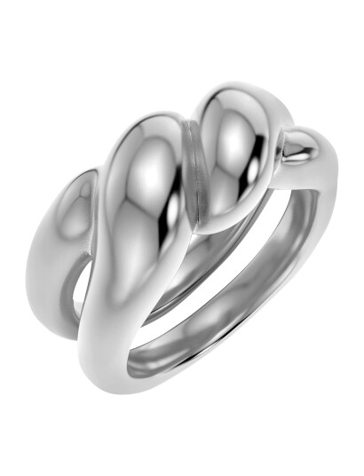 Edblad Twist Ring - Silver - M/17.5MM