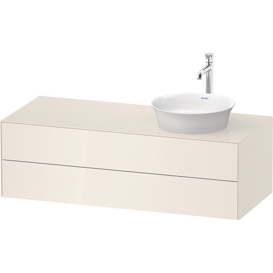 Duravit White Tulip Servantskap 2 skuf. 130x55x40,8 cm Nordisk Hvit Høyglans