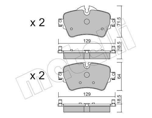 Bremseklosser METELLI 22 1013 0
