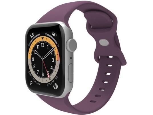 Armband Till Apple Watch 38/40/41Mm Silikon Lila
