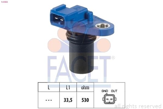 Sensor, kamakselposisjon FACET 9.0302