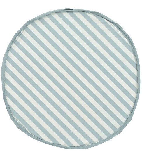 play&go  2-i-1 lekematte Stripes green ⌀ 140 cm