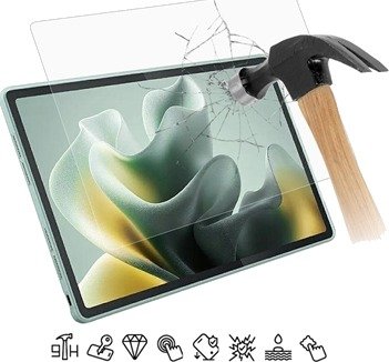 Motorola Moto Pad 70 Groove Beskyttelsesglass - 9H - Case Friendly - Gjennomsiktig