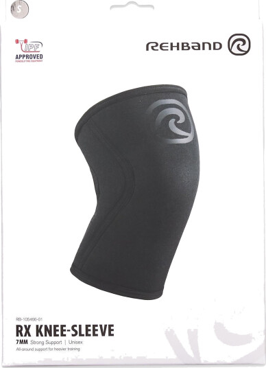 Rehband Rx Knee-Sleeve 7Mm - Black - S