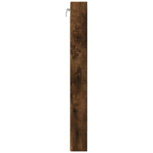 Vitrineskap røkt eik 100x8,5x75 cm konstruert tre Vitrineskap røkt eik 100x8,5x75 cm konstruert tre