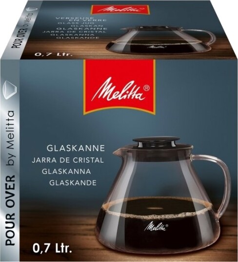 Melitta Jug, Jug, Universell, Gjennomsiktig, Glass, 1 L, 1 Stykker