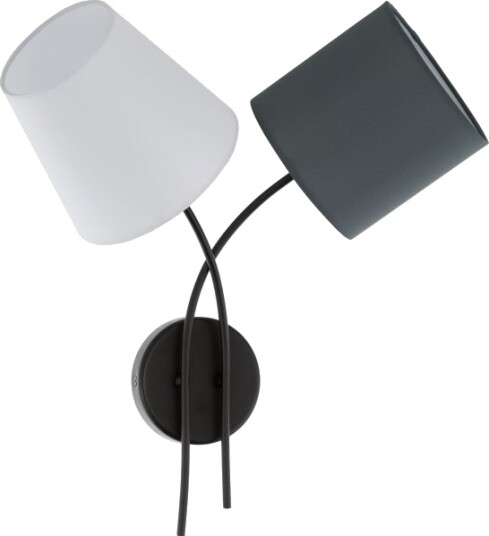 Eglo Almeida Vegglampe 2L Hvit/Antrasitt