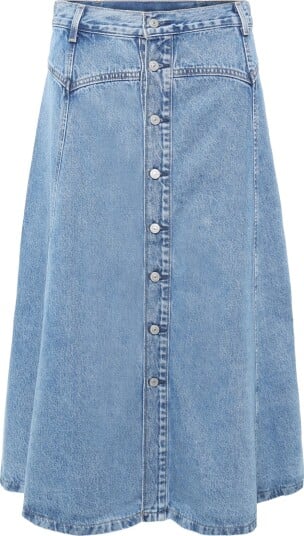 Levi"s® Yoked Western Skirt Inner Adve Blue 25