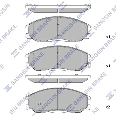 Hi Q SP1157 Bremseklosser