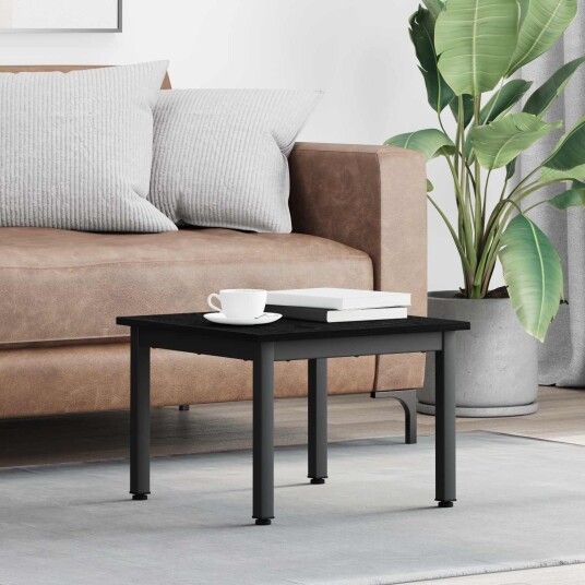 Kaffebord Svart Eik 50 x 50 x 36 cm Konstruert tre