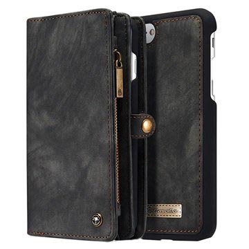 iPhone 7 Plus / iPhone 8 Plus Caseme 2-in-1 Lommebok-deksel Grå