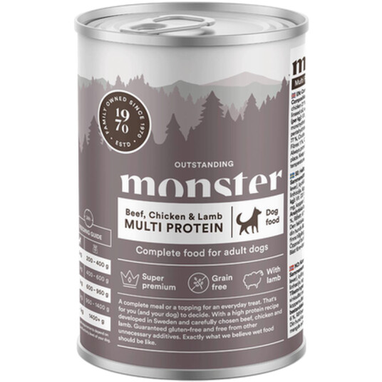 Dog Multi Beef/Chicken/Lamb Burk 400 G X 6