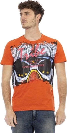 Trussardi, Herre, Topper, Oransje, L,