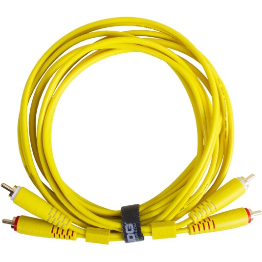 UDG Gear Lydkabel 2x Rca - 2x Rca Yellow 3m