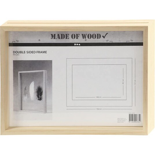 Dobbelramme Creativ Company Dybde 4,5 cm Str 22,1x30,8 cm 1 Stk