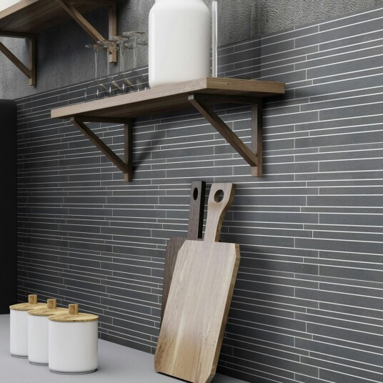 Klinker Arredo Bamboo Sort Mosaic 2x30 cm