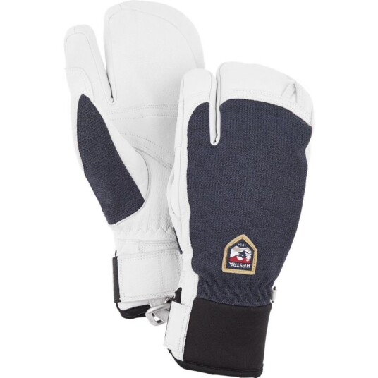 Hestra Army Leather Patrol 3-finger Skihansker, Marin 9