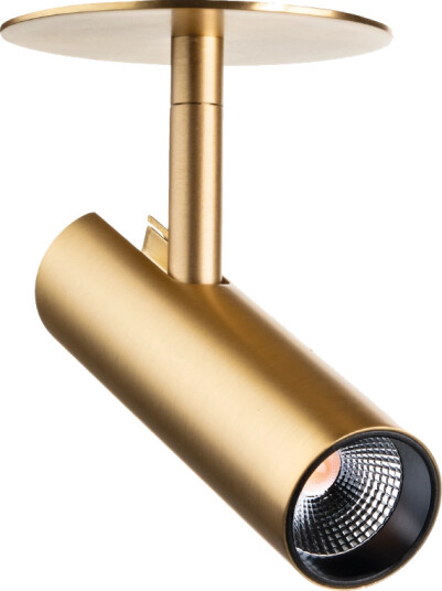 SG Tube Micro R Downlight Messing 15W 2700K
