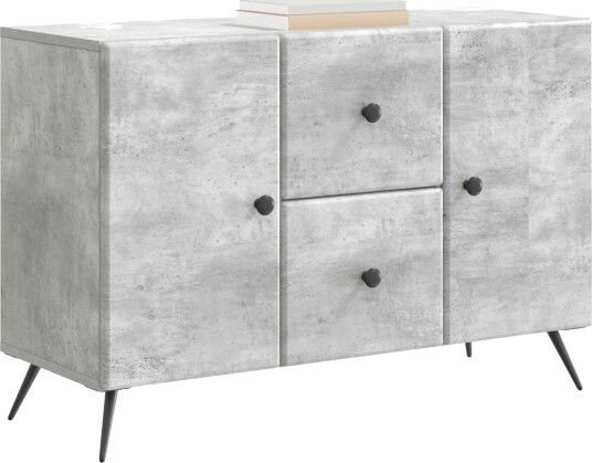  Serviesskap Betonggrå 89 x 34,5 x 60 cm Konstruert tre
