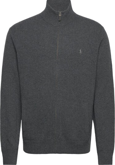 Polo Ralph Lauren 2/27 Merino Rws Ls Fz Pp Grey S