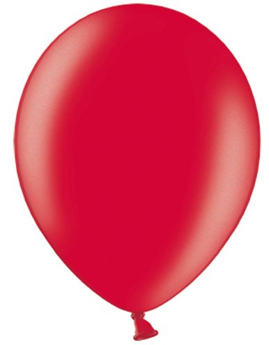 100 stk 30 cm MEGAPACK Røde Metallic Ballonger