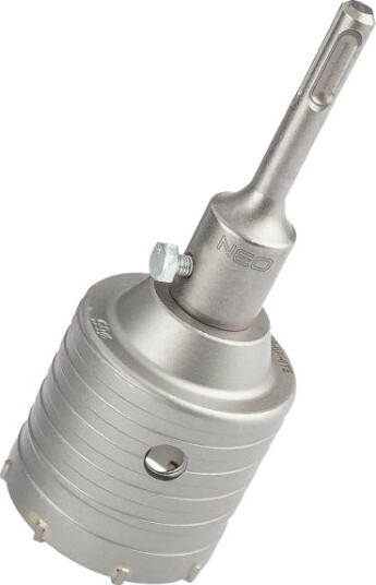 Otwornica 65 Mm Karbido Skylių Pjūklas Su Sds+ Adapteriu Ir Centravimo Grąžtu