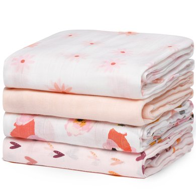 momcozy Puslematter, Floral 4 stk.