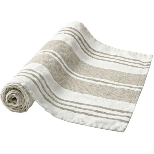 Axlings Vändteg Bordløper 42x250 cm / Natur / Off white